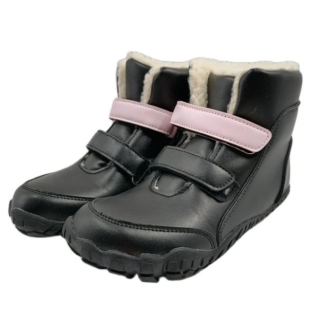 Dziecięce buty zimowe Barefoot skórzane dla dziewczynek i chłopców - Wianko - 14