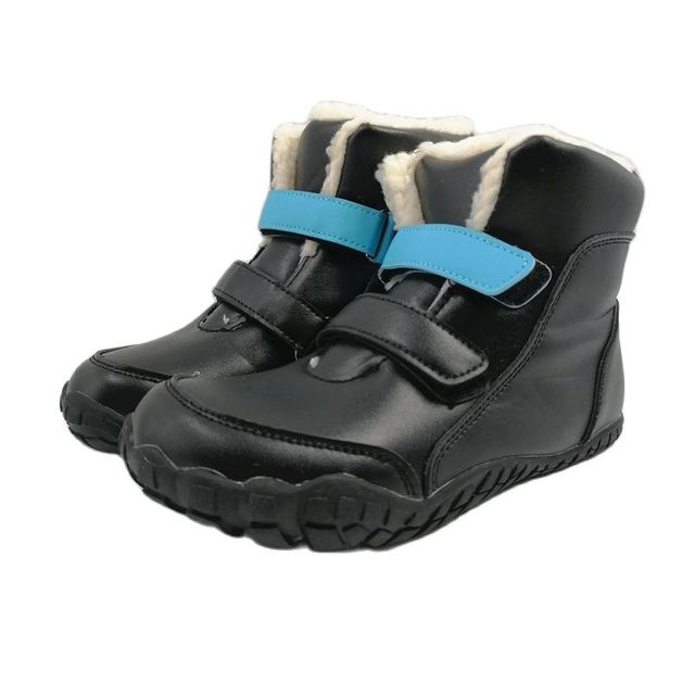 Dziecięce buty zimowe Barefoot skórzane dla dziewczynek i chłopców - Wianko - 25