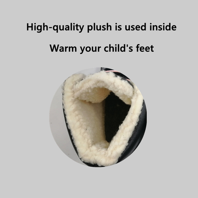 Dziecięce buty zimowe Barefoot skórzane dla dziewczynek i chłopców - Wianko - 9