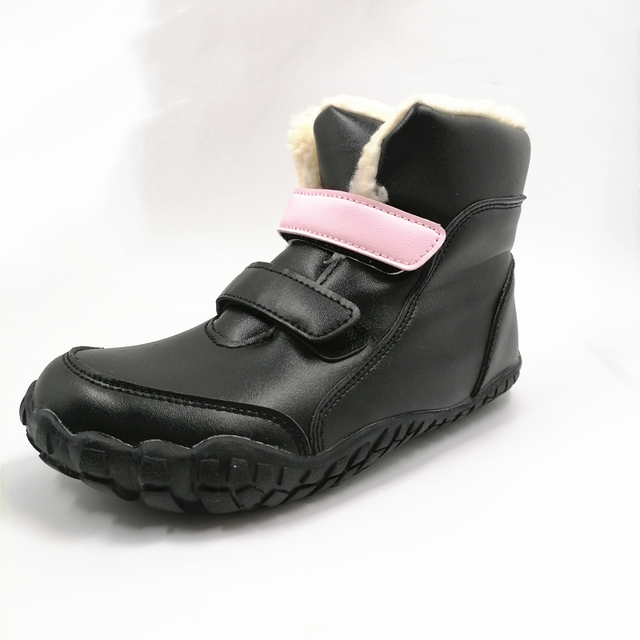 Dziecięce buty zimowe Barefoot skórzane dla dziewczynek i chłopców - Wianko - 15