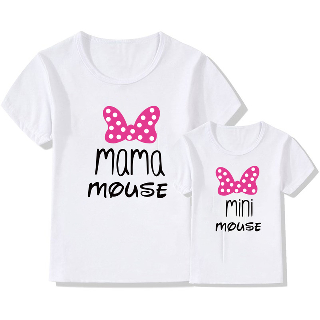 Mama i Mini - Dopasowane koszulki dla rodziny - Bawełniana moda dla mamy i córki - Wianko - 5