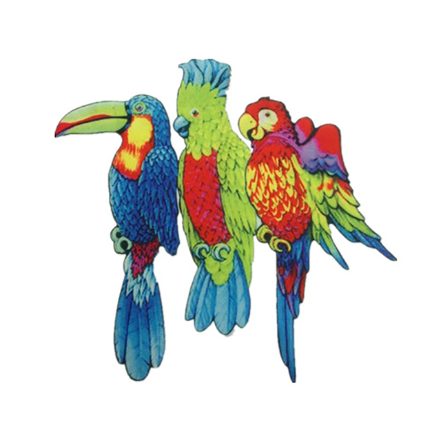 Kolorowa aplikacja haft ptasie łaty do odzieży - nowość - Wianko - 1