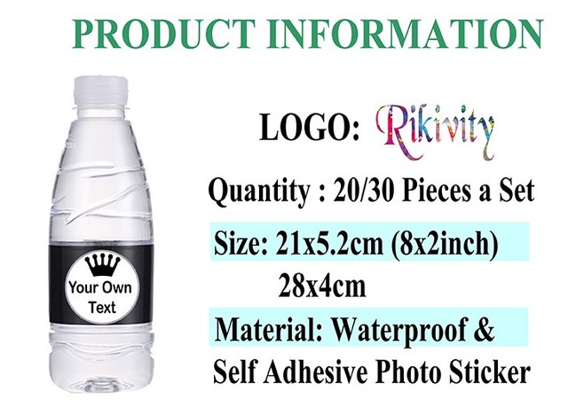 Etykiety na butelki wody piłka nożna - zestaw 20 sztuk - Wianko - 3