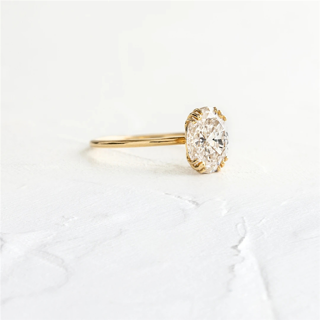 Rozwinięty tytuł produktu: Prosty pierścionek obrączkowy dla kobiet z cyrkoniami, wykonany ze srebra próby 925, trendy biżuteria ślubna i zaręczynowa - Wianko - 9