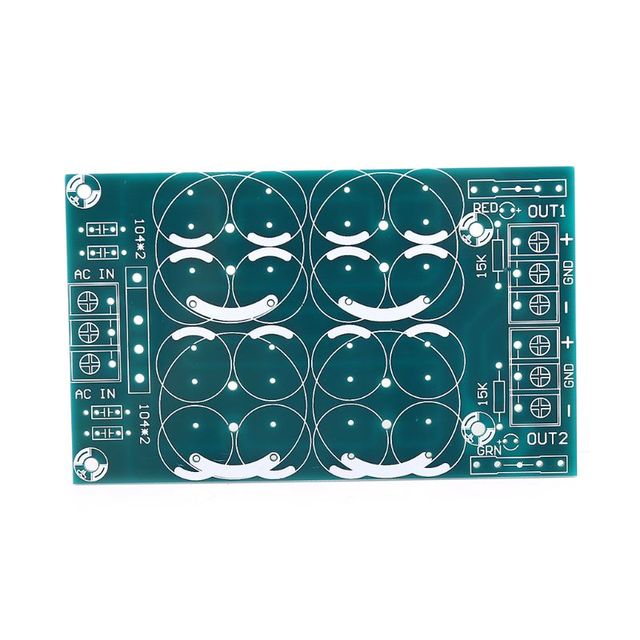 Filtr prostownika zasilającego - podwójne wyjście z mocą równoległą (płytka PCB bez płyty WXTC) - Wianko - 1