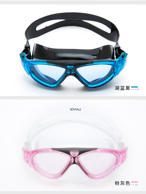 Zawodowe okulary pływackie dla dorosłych z UV, antyfogiem i silikonowym pasem - Wianko - 12