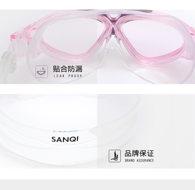 Zawodowe okulary pływackie dla dorosłych z UV, antyfogiem i silikonowym pasem - Wianko - 10