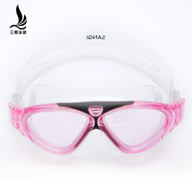 Zawodowe okulary pływackie dla dorosłych z UV, antyfogiem i silikonowym pasem - Wianko - 23