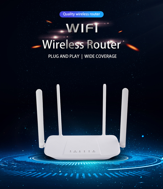 Router TIANJIE 4G z modemem Wi-Fi Hotspot 300 mb/s RJ45 RJ11 VoLTE WAN LAN - modem szerokopasmowy, VPN, NAT - Wianko - 1