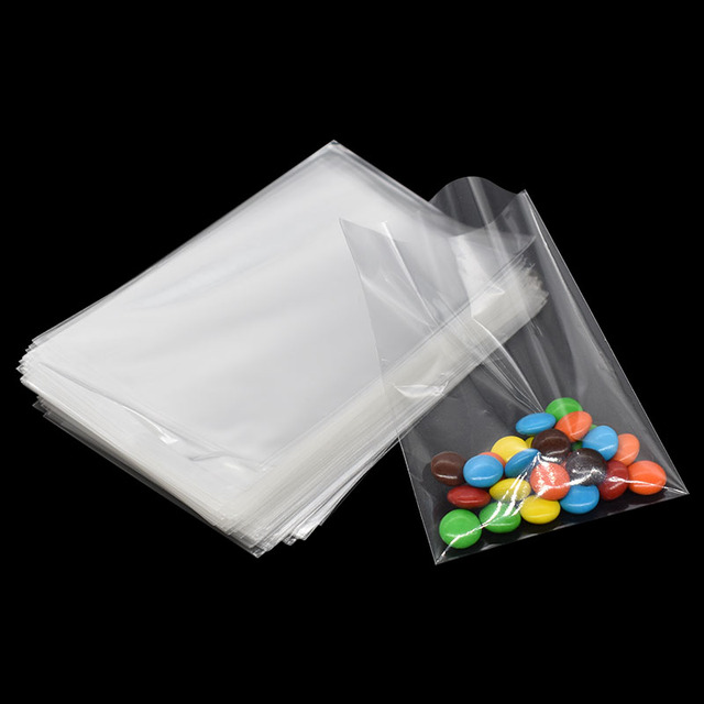 Przezroczyste plastikowe torby na Lollipop i cukierki - 100 sztuk - Wianko - 2