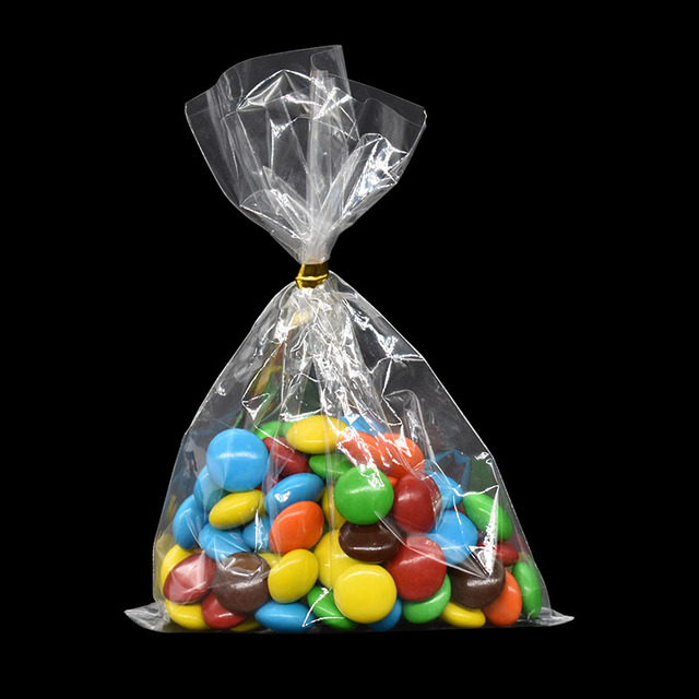 Przezroczyste plastikowe torby na Lollipop i cukierki - 100 sztuk - Wianko - 3