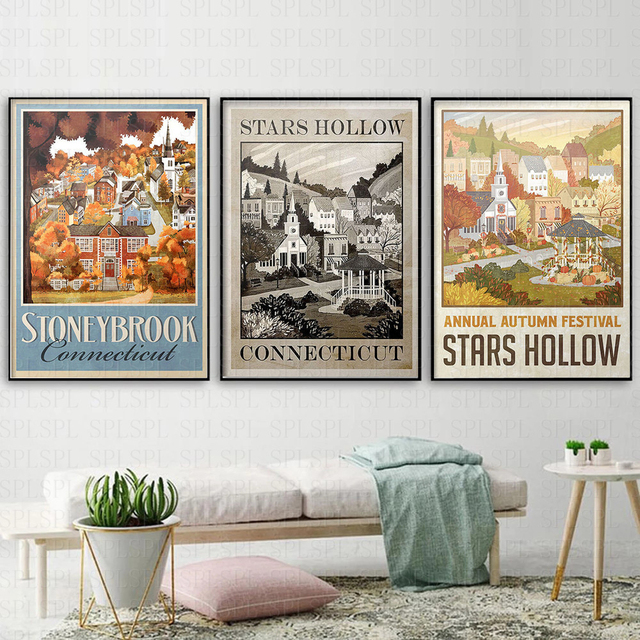 Plakat z podróży po Ameryce - vintage, New York, Kalifornia, krajobraz - plótno, malarstwo, obraz do salonu i dekoracji wnętrz - Wianko - 7