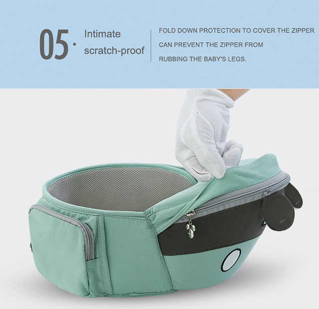 Nosidełko ergonomiczne dla niemowląt Disney 0-36 miesięcy Hipseat 20kg, wygodna chusta do noszenia dziecka - Wianko - 14