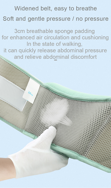 Nosidełko ergonomiczne dla niemowląt Disney 0-36 miesięcy Hipseat 20kg, wygodna chusta do noszenia dziecka - Wianko - 8