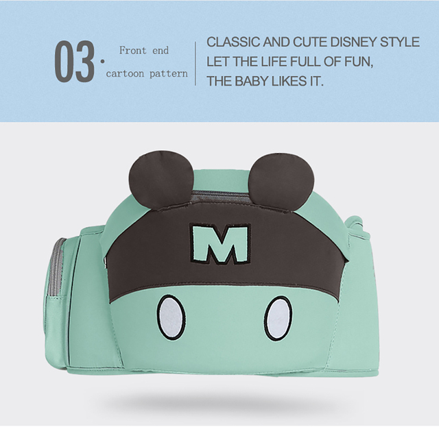 Nosidełko ergonomiczne dla niemowląt Disney 0-36 miesięcy Hipseat 20kg, wygodna chusta do noszenia dziecka - Wianko - 12