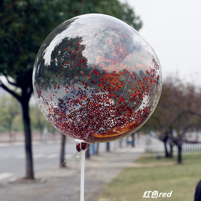 Gigantyczny balon różowe złoto cekinowy - dekoracja na urodziny, ślub, rocznicę - Wianko - 8