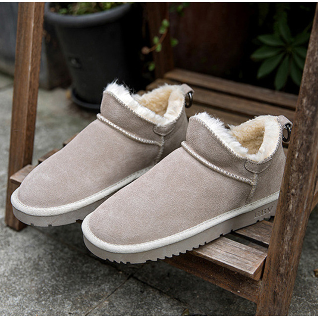 Damskie zimowe buty śniegowe Plus aksamitne antypoślizgowe trzewiki odkryte nowe płaskie damskie buty chlebowe - Wianko - 13