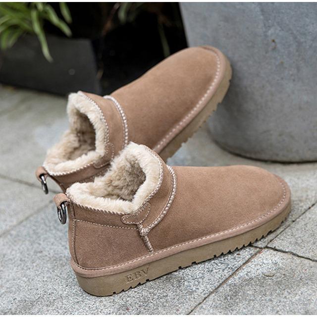 Damskie zimowe buty śniegowe Plus aksamitne antypoślizgowe trzewiki odkryte nowe płaskie damskie buty chlebowe - Wianko - 5