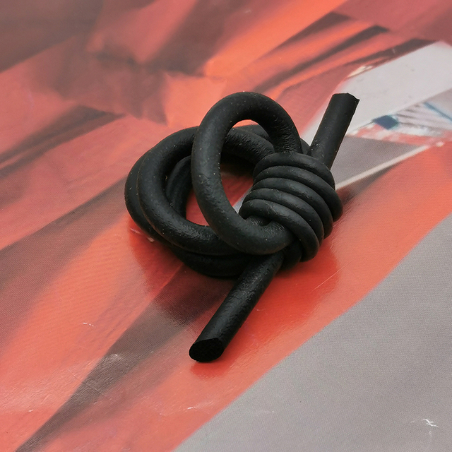 Pierścień gumowy UKEBAY Handmade o elastycznej linie, miękki i czarny, w stylu bohemia, vintage, dla kobiet - biżuteria palcowa - Wianko - 8