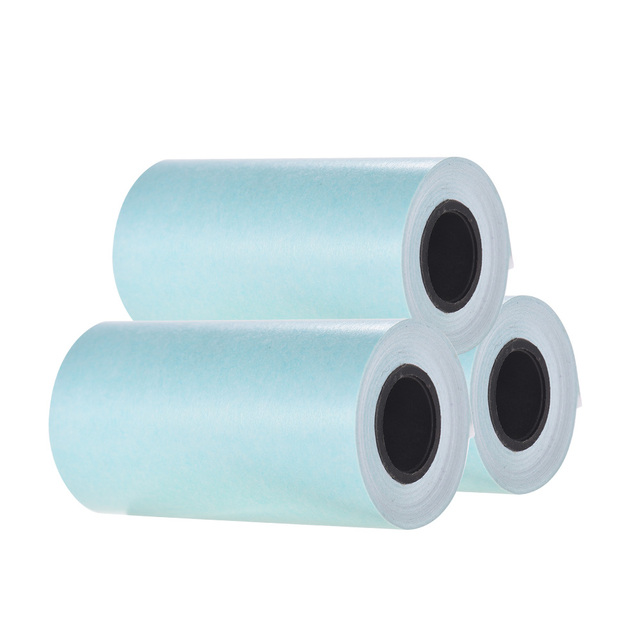 3 rolki papieru termicznego naklejek samoprzylepnych 57 x 30 mm dla PeriPage - Wianko - 8