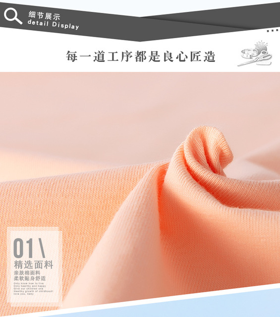 Miękkie majtki spodenki dla dziewcząt z 100% bawełny (3 sztuki) - 3-12 lat - Wianko - 22