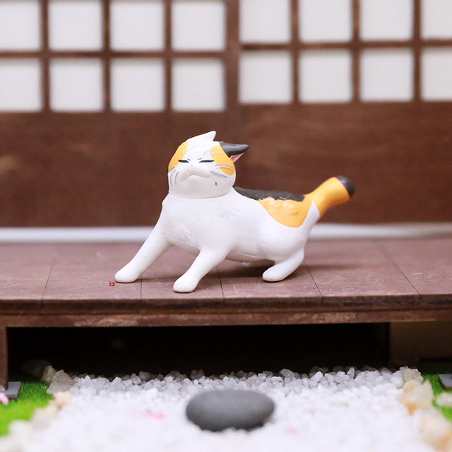 Figurka kot model psa z japońskiego Anime QUALIA - zabawka Gashapon upwind animal, ozdoba stołowa - Wianko - 6