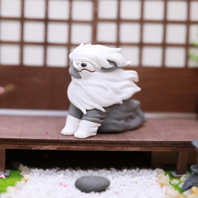 Figurka kot model psa z japońskiego Anime QUALIA - zabawka Gashapon upwind animal, ozdoba stołowa - Wianko - 4