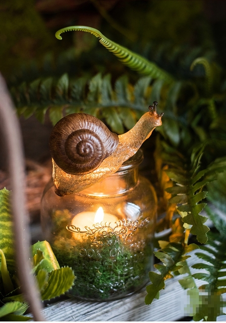 Kreatywna symulacja big snail doniczka ozdoba wazon wisząca dekoracja do ogrodu i balkonu - Wianko - 1