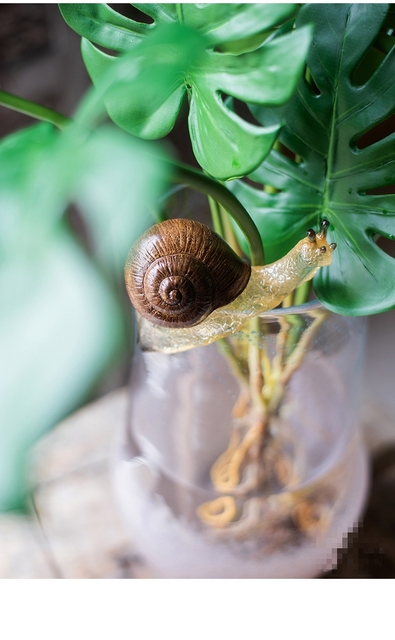 Kreatywna symulacja big snail doniczka ozdoba wazon wisząca dekoracja do ogrodu i balkonu - Wianko - 15