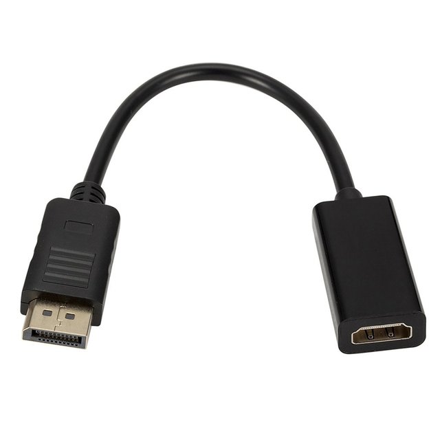 Adapter DP do HDMI męski na żeński 1080p HP/DELL - Wianko - 1