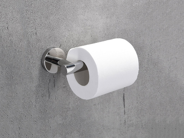 Zestaw sprzętu łazienkowego z lśniącym lustrem, ręcznikiem, uchwytem na papier toaletowy, wieszakiem na ręcznik oraz wieszakiem ściennym ze stali nierdzewnej - Wianko - 10