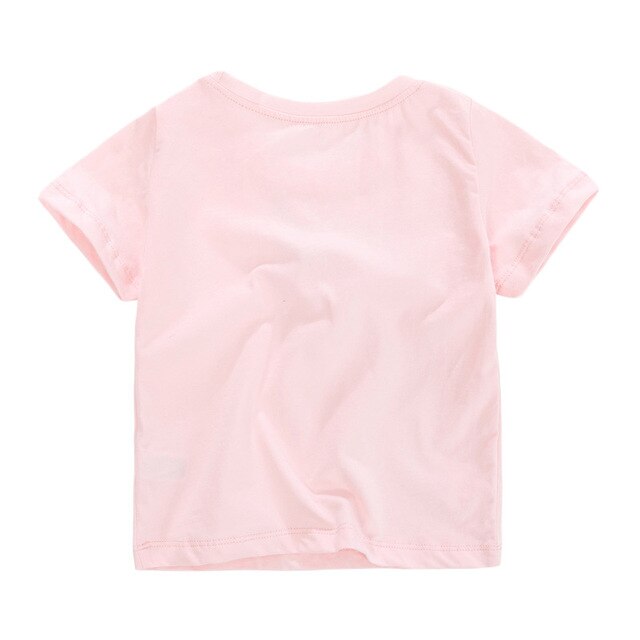 Little Maven Koszulka z nadrukiem jednorożca dla dziewczynki, letnia kolekcja 2021, różowa, marka bawełniana, rozmiary 2-7 lat - Wianko - 11