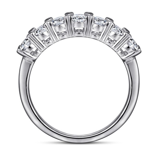 Pierścionek zaręczynowy z 925 srebra Elsieunee o klasycznym kroju owalnym 3x5MM z wysokiej jakości węgla diamentowego Fine Jewelry - Wianko - 3