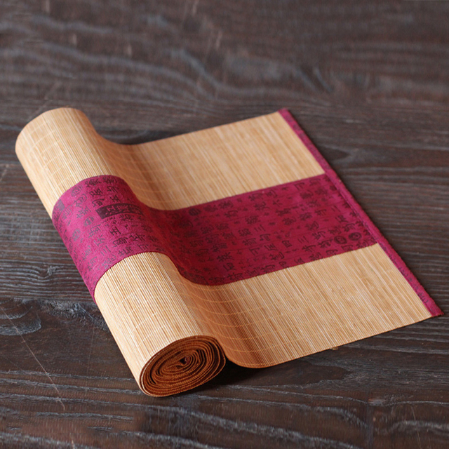 Stolik do herbaty z bambusową matą, idealny do ceremonii Gongfu - Wianko - 6