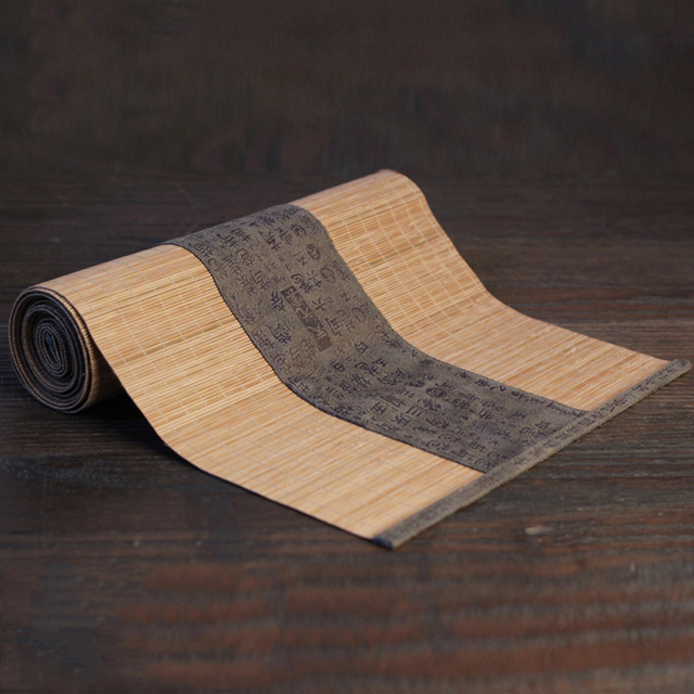 Stolik do herbaty z bambusową matą, idealny do ceremonii Gongfu - Wianko - 9