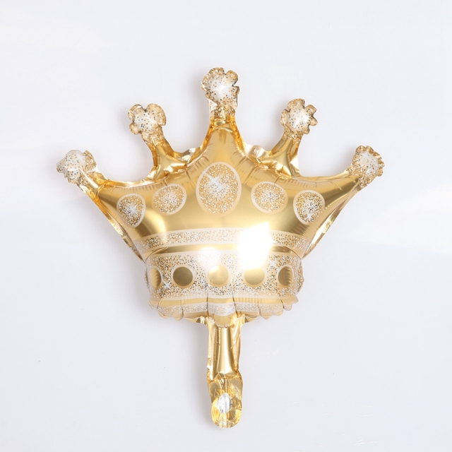 Balon foliowy 1pc - duży złoty korona królowej na przyjęcie baby shower, urodziny, coroa party - dekoracja i zabawka dla dorosłych i dzieci - Wianko - 9