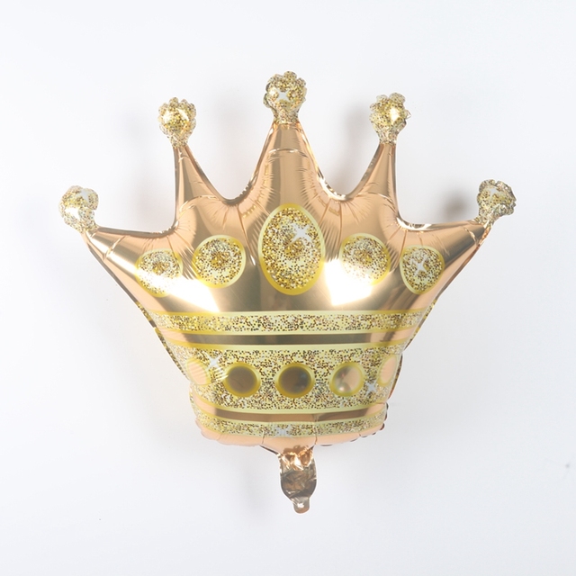Balon foliowy 1pc - duży złoty korona królowej na przyjęcie baby shower, urodziny, coroa party - dekoracja i zabawka dla dorosłych i dzieci - Wianko - 8