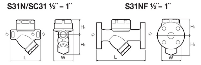 Automatyczny odpływ wody pułapki parowej MIYAWAKI z termodynamicznym systemem S31N dla dysków do systemów parowych - Wianko - 3