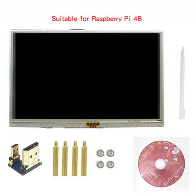 Monitor dotykowy LCD 5 cali 800X480 z wejściem HDMI do Raspberry Pi 4B - Wianko - 13