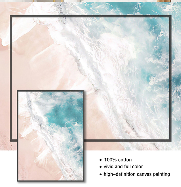 Obraz ścienny na płótnie Flamingo - nordyckie plakaty i druki zdjęć do salonu, plaża tropikalna morska rozgwiazda, surfing - Wianko - 7