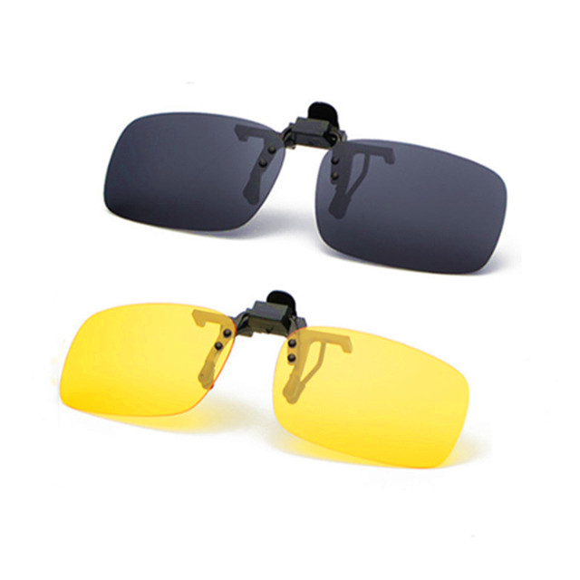 Okulary wędkarskie UV400 spolaryzowane clip-on na noc - Wianko - 1