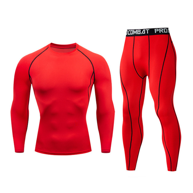 Męska kompresyjna odzież treningowa do biegania - rashguard, spodenki, legginsy (1-3 sztuki) - Wianko - 9