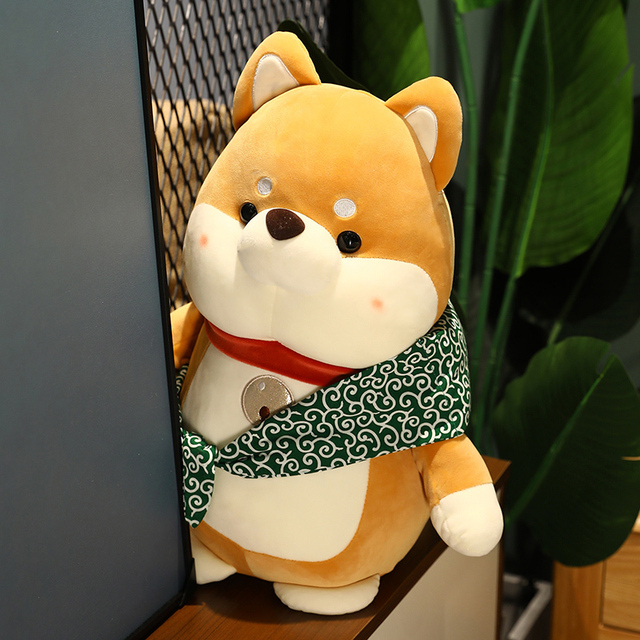 Pluszowy pies - Fat Shiba Inu & Corgi, kreskówkowy model, miękki i nadziewany, prezent dla dzieci, lalka do pokoju, 1 sztuka - Wianko - 11