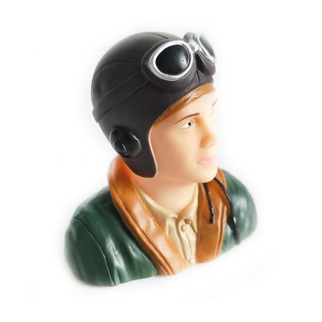 Model RC Pilot rysunek skala 1/6 i 1/9 dla skrzydło samolotu WWII (brązowy/zieleń wojskowa) - Wianko - 2