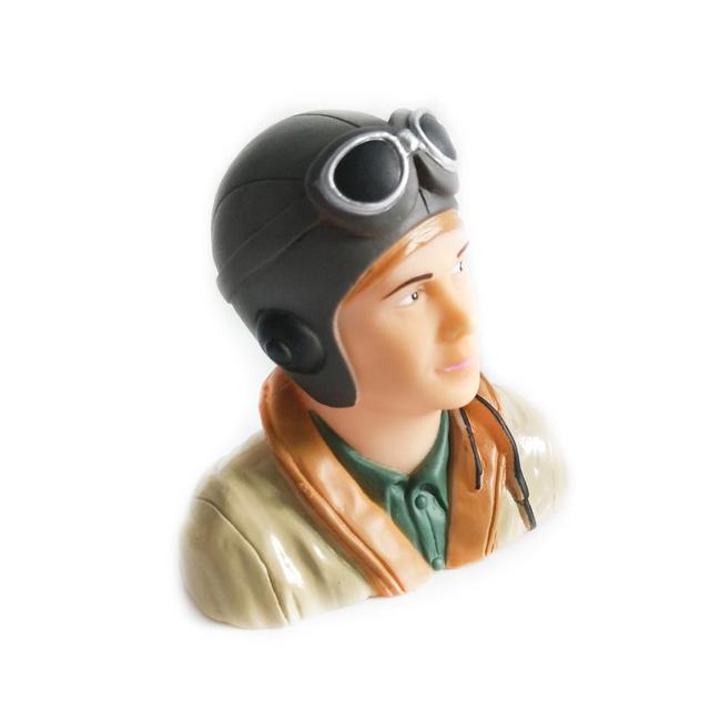 Model RC Pilot rysunek skala 1/6 i 1/9 dla skrzydło samolotu WWII (brązowy/zieleń wojskowa) - Wianko - 3