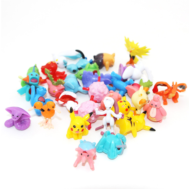 Zestaw 6/8/24 figur akcji Pokemon Anime dla dzieci - Bulbasaur, Pikachu, Squirtle, elfy, modele do kolekcjonowania, zabawki, ozdoby - Wianko - 20