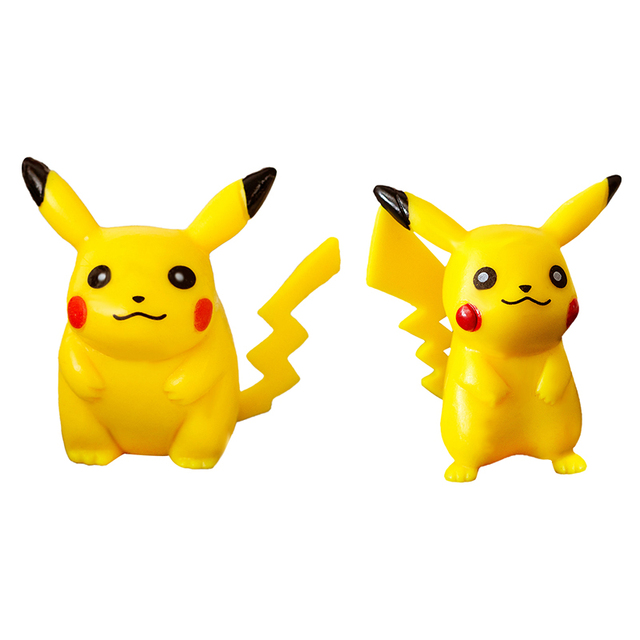 Zestaw 6/8/24 figur akcji Pokemon Anime dla dzieci - Bulbasaur, Pikachu, Squirtle, elfy, modele do kolekcjonowania, zabawki, ozdoby - Wianko - 8