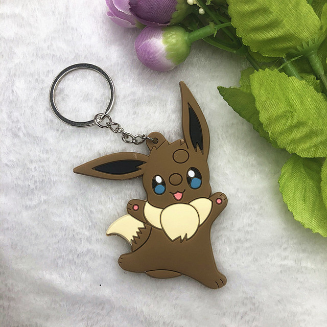 Figurka brelok Pokemon Eevee PVC Akrylowy Model z kreskówki - kolekcjonerski prezent - Wianko - 8