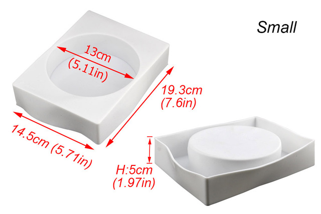 Forma do ciasta silikonowa 3D o okrągłym kształcie - pieczenie ciasta piankowego - Wianko - 10