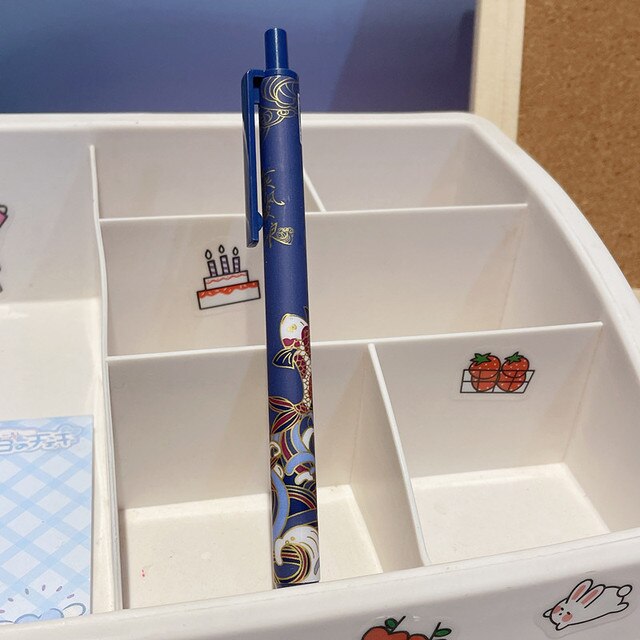 Długopis żelowy TULX 6 sztuk - biurowe, kawaii, śliczne, papiernicze artykuły szkolne - Wianko - 4